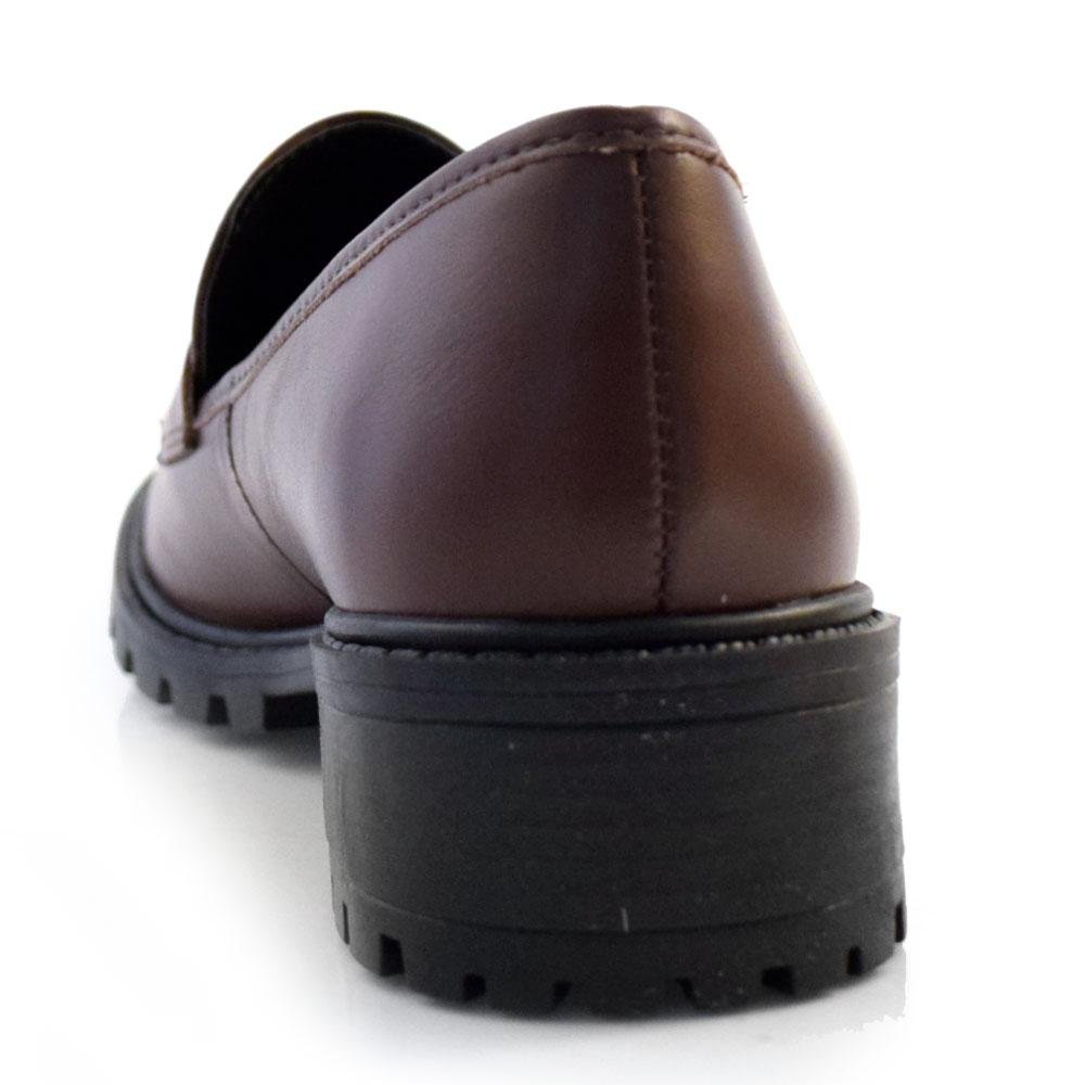 Mocassim Feminino de Couro Suzzara 1810535 Marrom 5