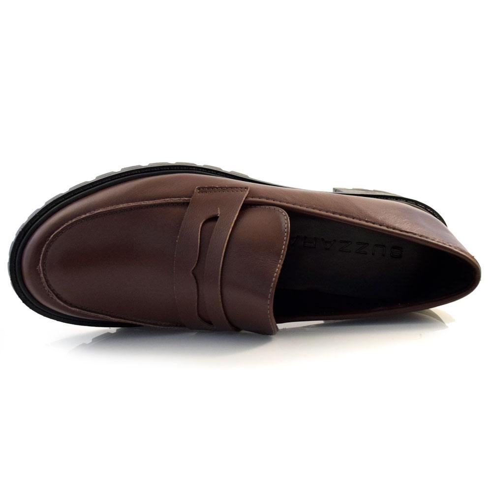 Mocassim Feminino de Couro Suzzara 1810535 Marrom 7
