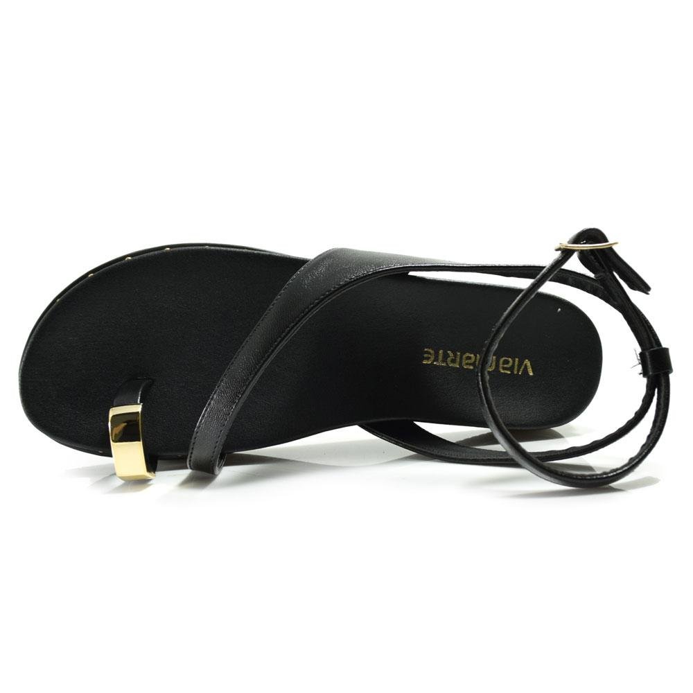 Papete Feminina Via Marte Preto 6