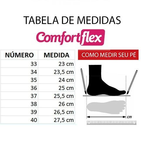 Sandália de Salto Bloco Feminina Comfortflex 24-56403 Preto 3