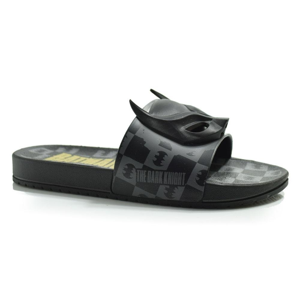 Chinelo Slide Infantil Masculino Grendene Preto 2