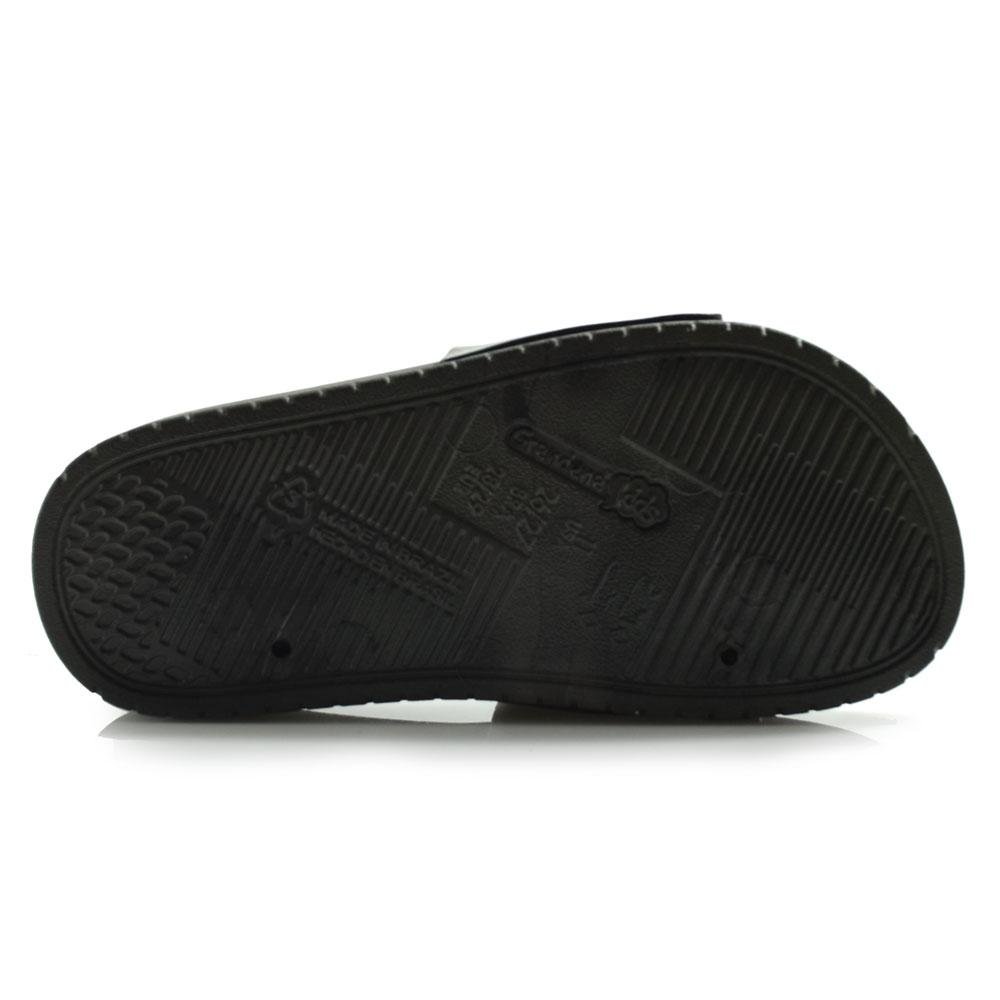 Chinelo Slide Infantil Masculino Grendene Preto 5