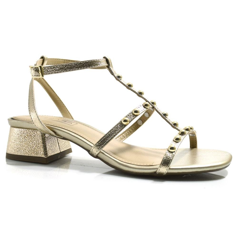 Sandália de Salto Bloco Feminina Suzzara