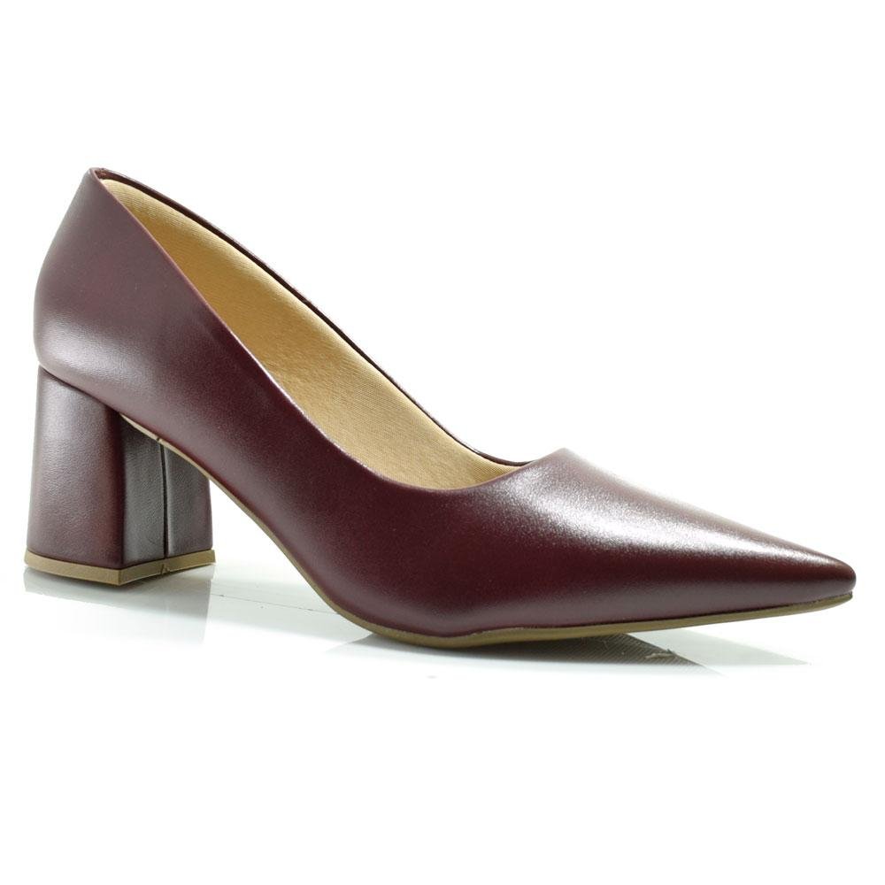 Scarpin de Salto Bloco Feminino Cazzualen 492.7043