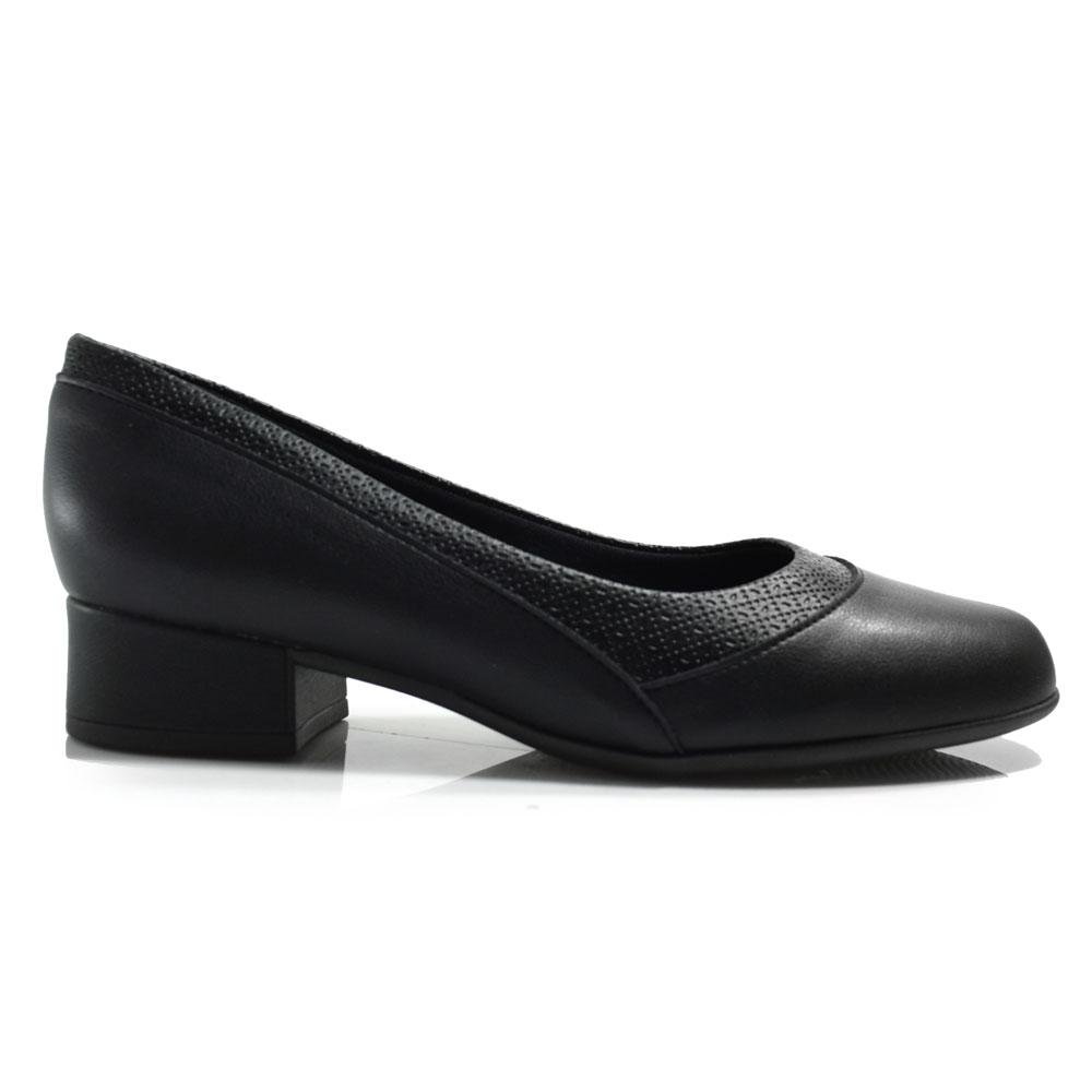 Scarpin de Salto Bloco Feminino Piccadilly 145055 Preto 3