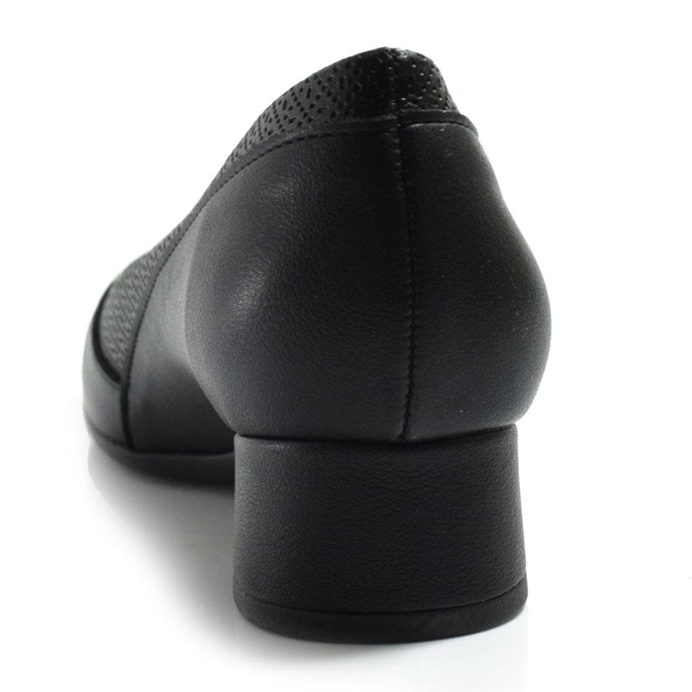 Scarpin de Salto Bloco Feminino Piccadilly 145055 Preto 4