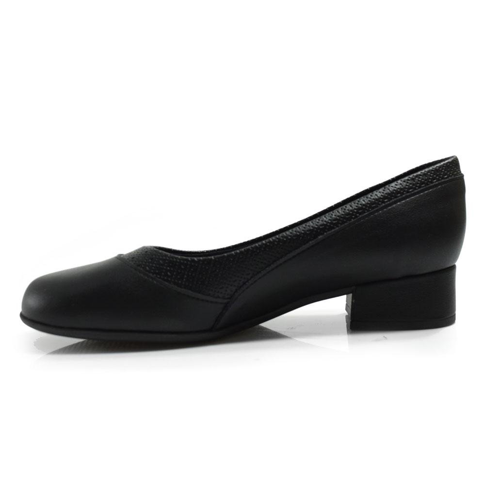 Scarpin de Salto Bloco Feminino Piccadilly 145055 Preto 5