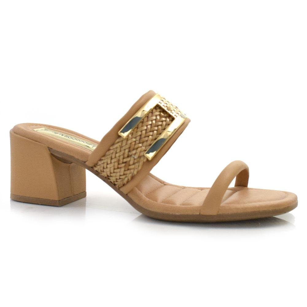 Tamanco de Salto Bloco Feminino Mississipi MB831