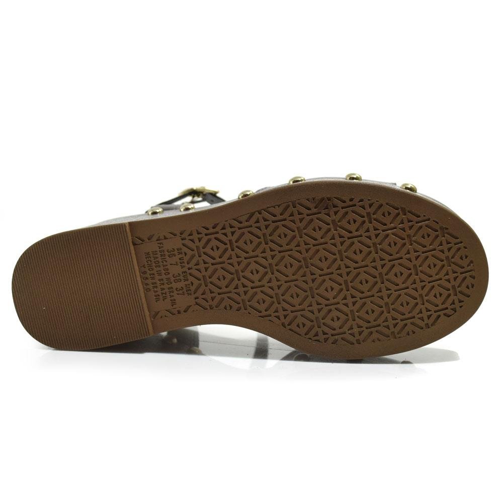 Sandália Anabela Marrom Dakota Marrom 7