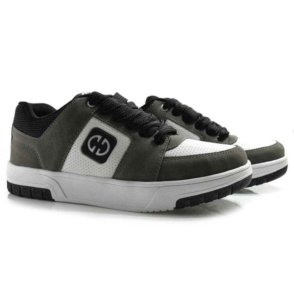 Tênis Masculino Furious 3 Ollie  Cinza/Branco/Preto 2