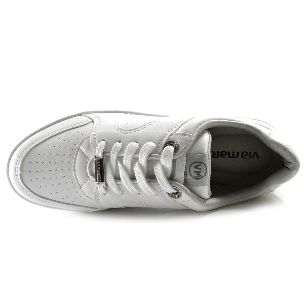 Tênis Casual Via Marte Feminino 069-002-02 Branco 6
