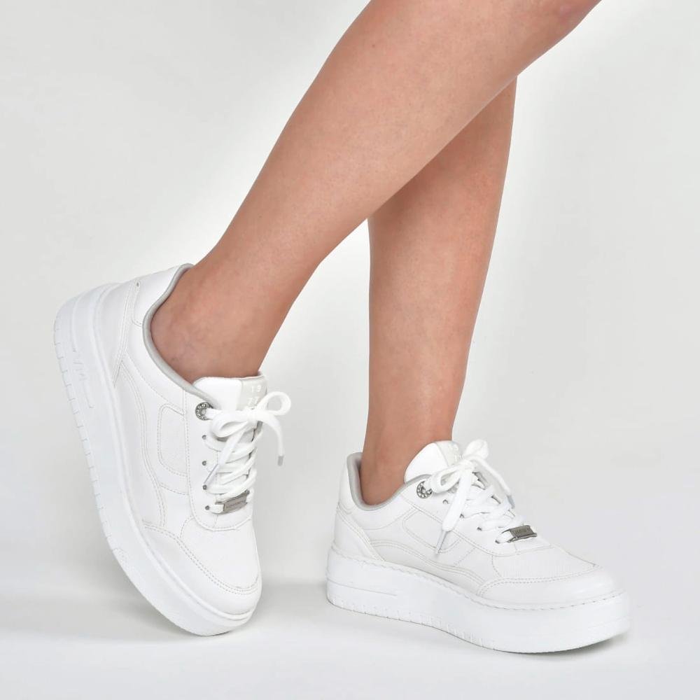 Tênis Feminino Branco Via Marte Branco 4