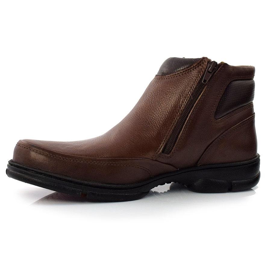 Bota Masculina de Couro Anatomic Gel 7887 Marrom 5