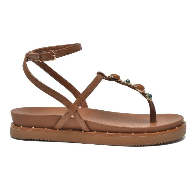 Papete Feminina Via Marte Marrom 2