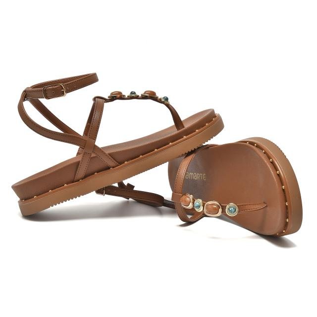 Papete Feminina Via Marte Marrom 3