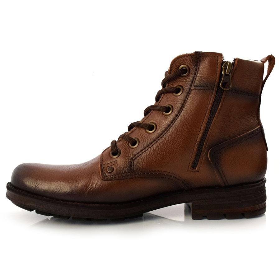 Coturno Masculino de Couro Pegada 181305 Marrom 5