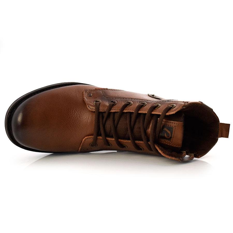 Coturno Masculino de Couro Pegada 181305 Marrom 6