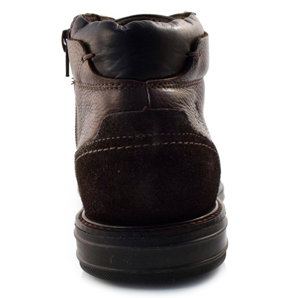 Coturno Masculino de Couro Anatomic Gel Prime 8782 Marrom 4