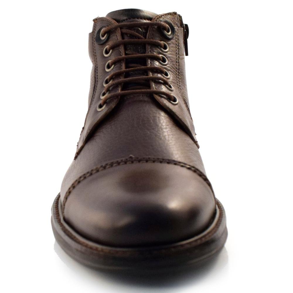 Coturno Masculino de Couro Anatomic Gel Prime 8782 Marrom 6