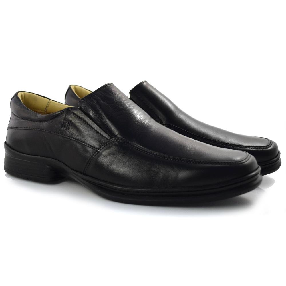 Sapato Social Masculino de Couro Rafarillo Soft 9216 Preto 2
