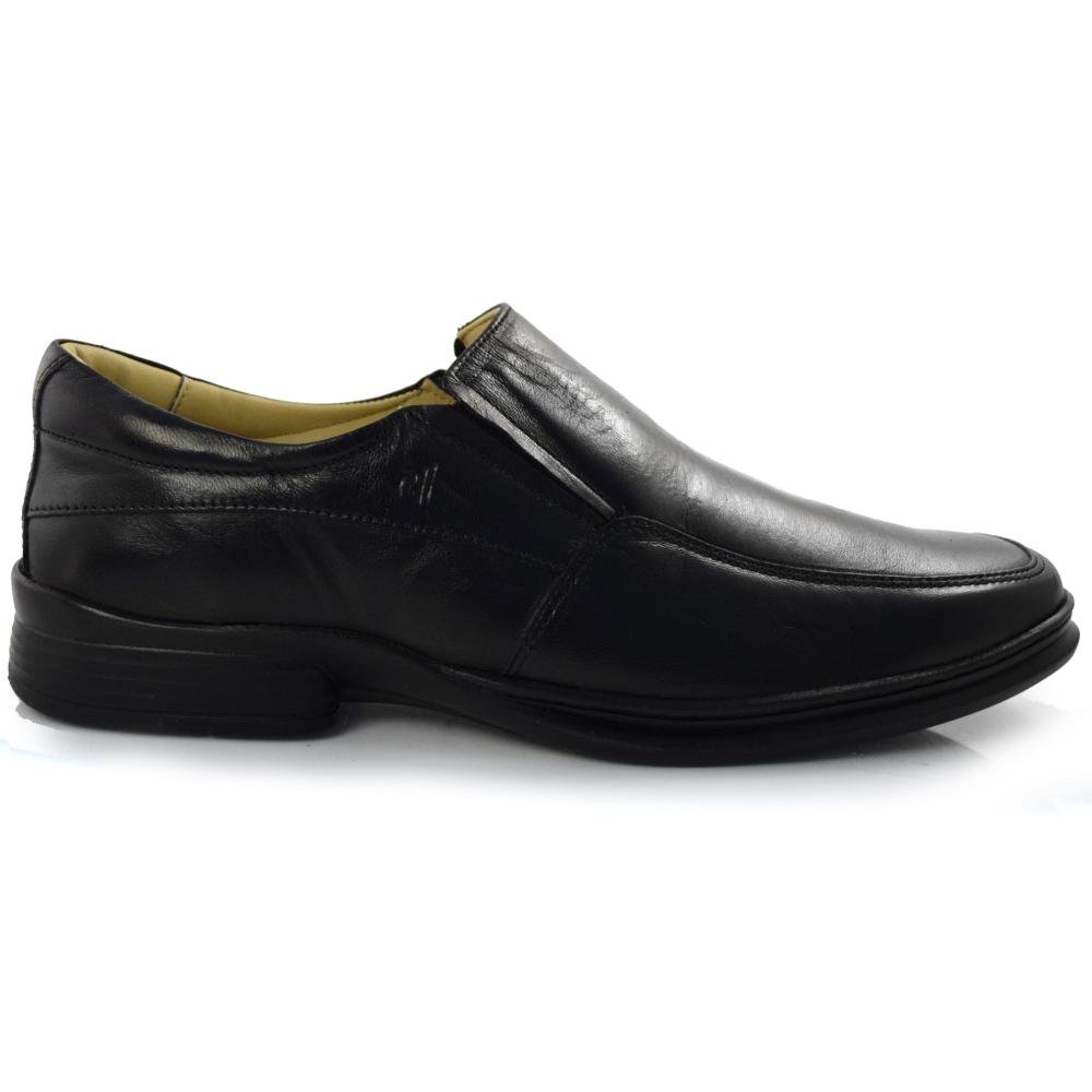 Sapato Social Masculino de Couro Rafarillo Soft 9216 Preto 3