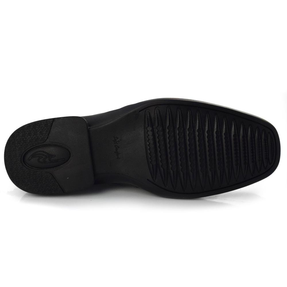 Sapato Social Masculino de Couro Rafarillo Soft 9216 Preto 7