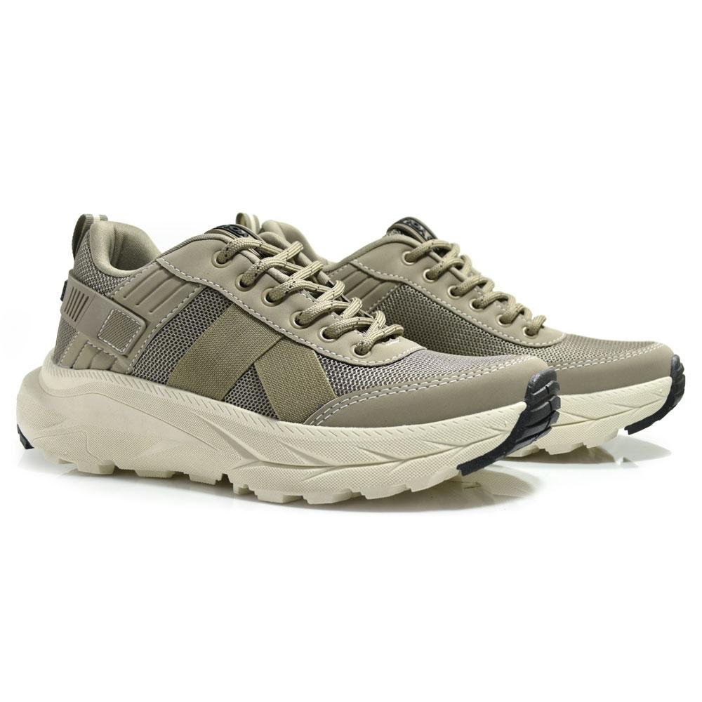 Tênis Casual Masculino Ollie Stones 2 Bege 2