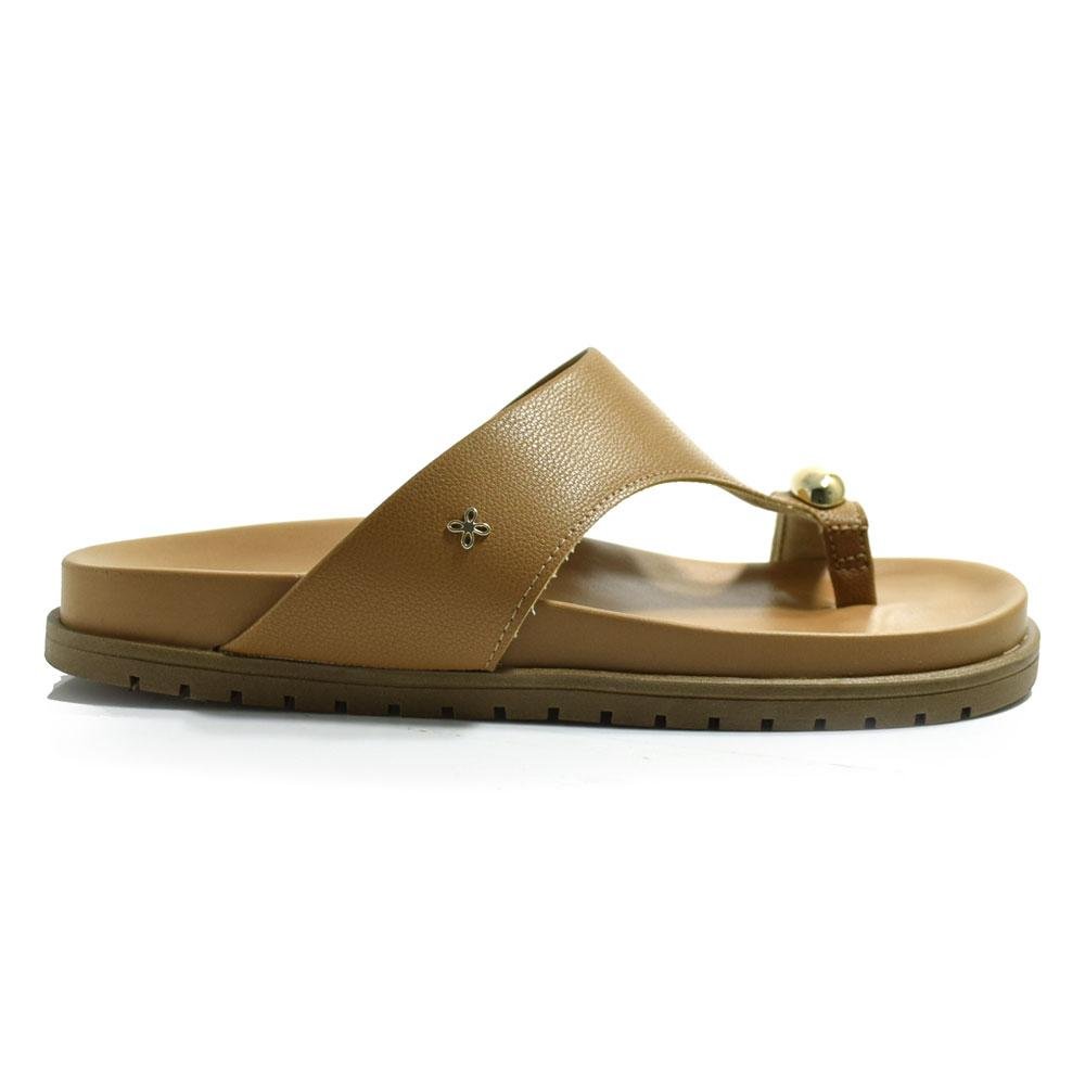 Sandália Papete Feminina Softli  Bege 3