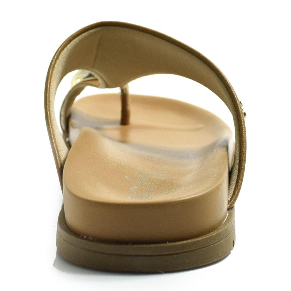 Sandália Papete Feminina Softli  Bege 4