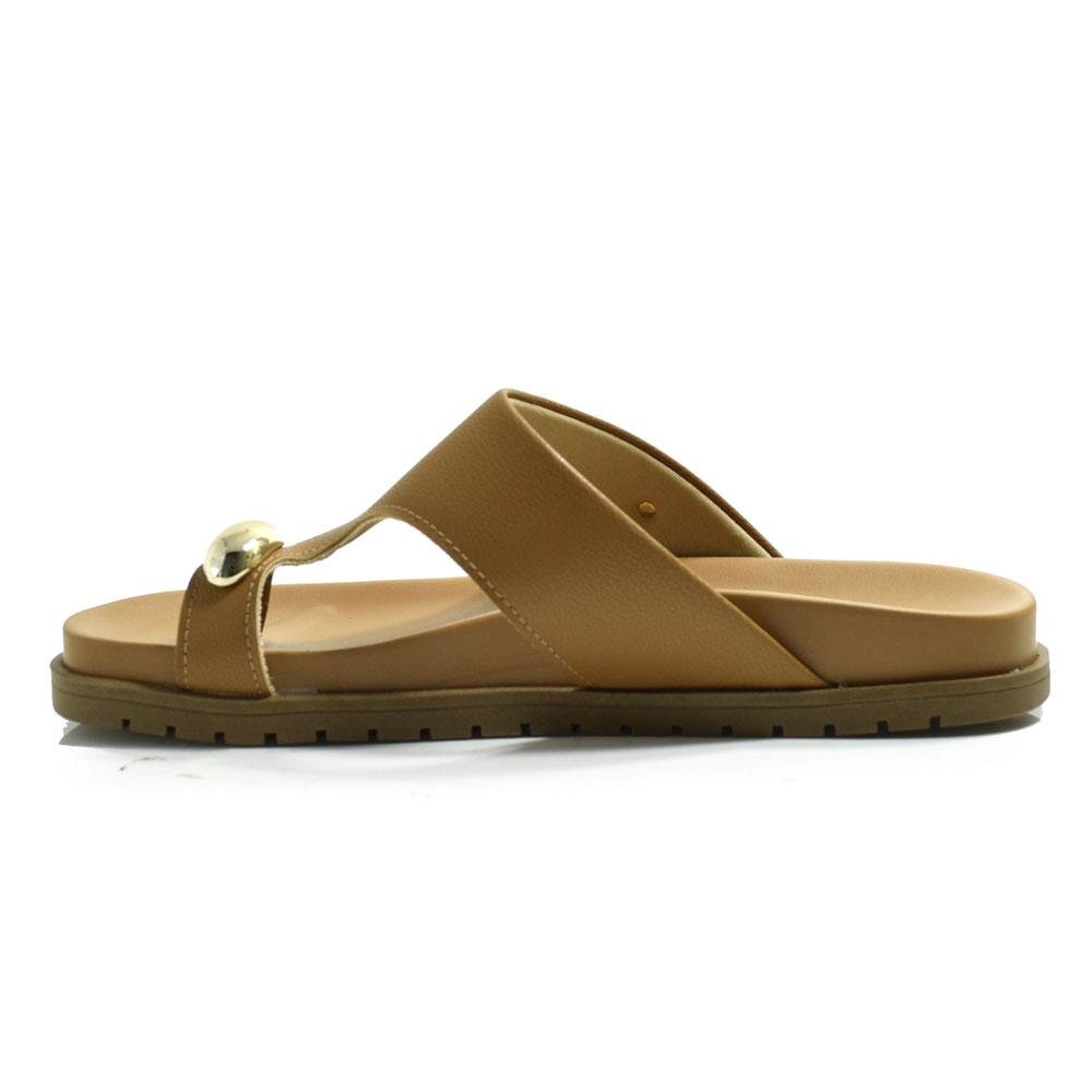 Sandália Papete Feminina Softli  Bege 5