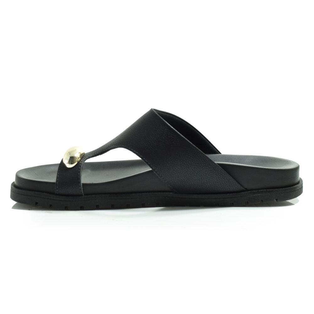 Sandália Papete Feminina Softli Preto 5