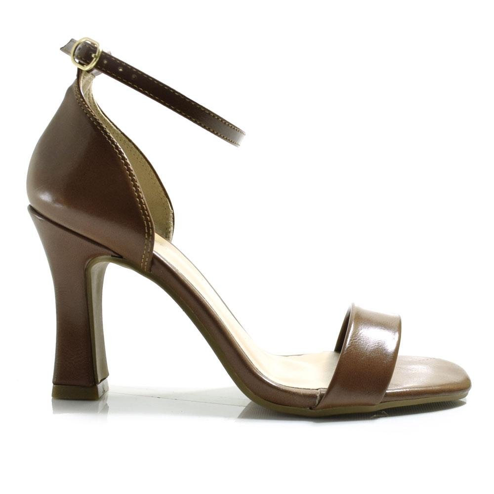Sandália de Salto Feminina Cazzualen 339.6203 Marrom 3