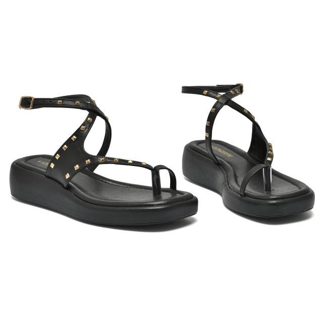 Sandália Papete Feminina Via Marte Preto 3