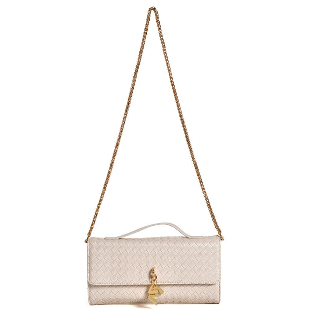 Bolsa Clutch Feminina Via Marte Off White 3