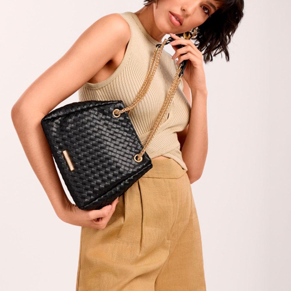 Bolsa de Mão Feminina Via Marte Preto 5