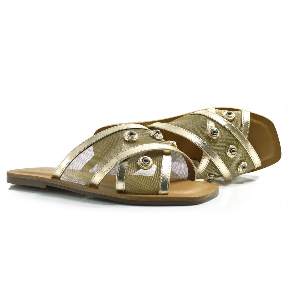 Rasteira Feminina Suzzara Dourado 2