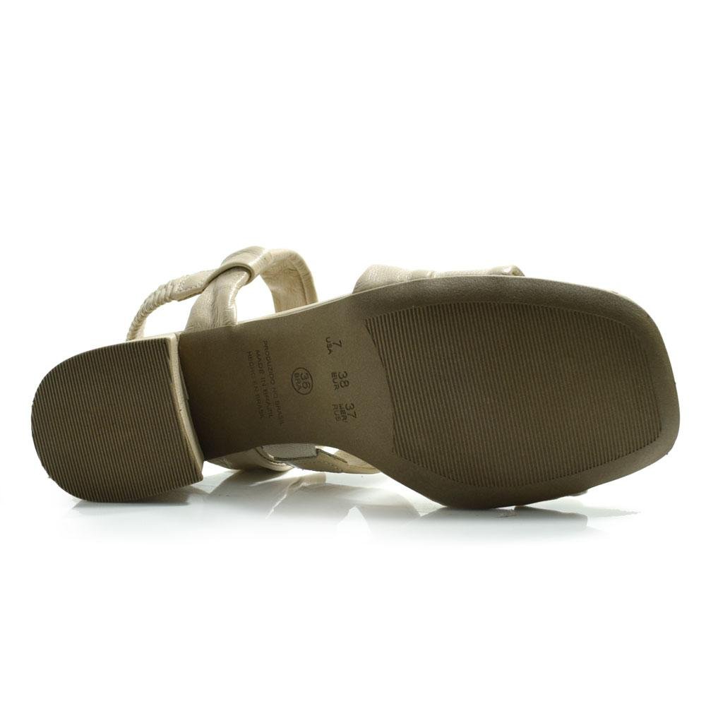 Sandália de Salto Bloco Feminina Suzzara Branco 6