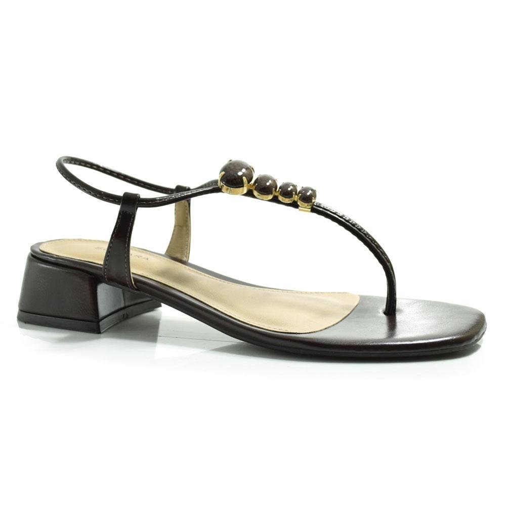 Sandália de Salto Bloco Feminina Suzzara