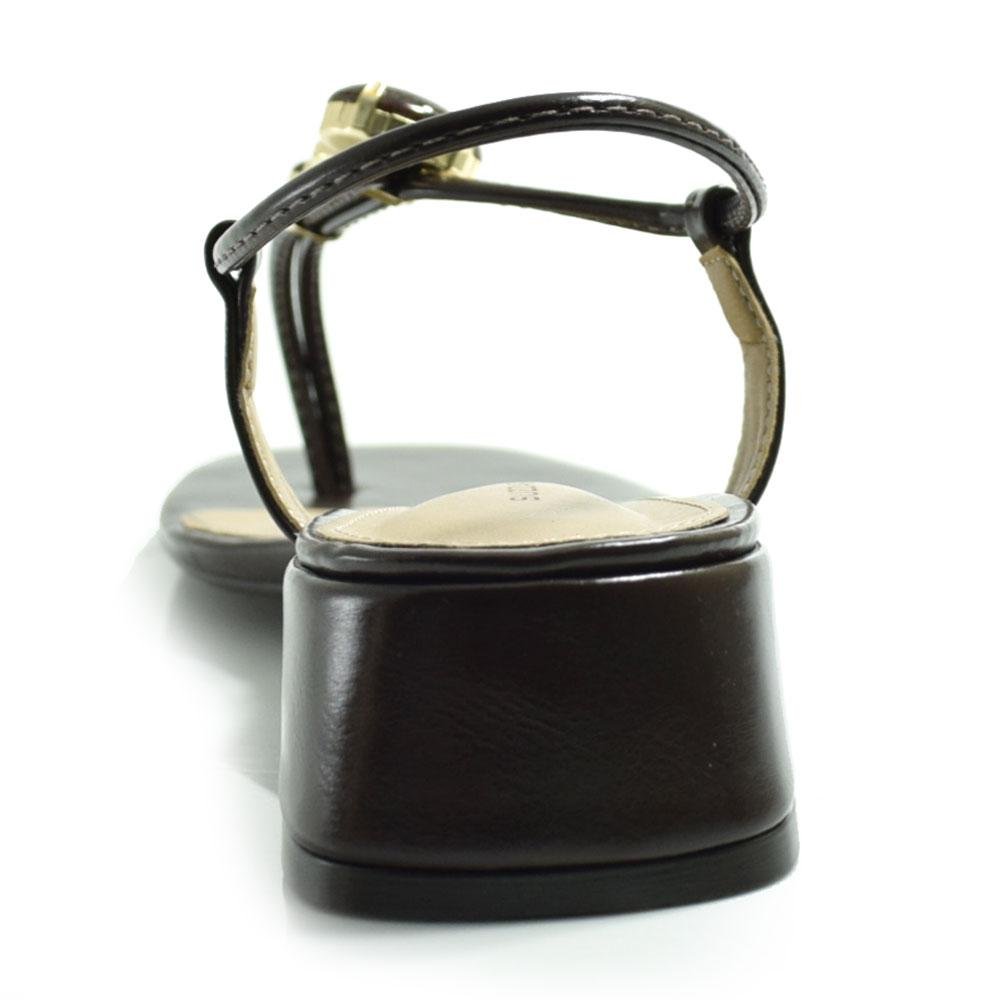 Sandália de Salto Bloco Feminina Suzzara Marrom 4