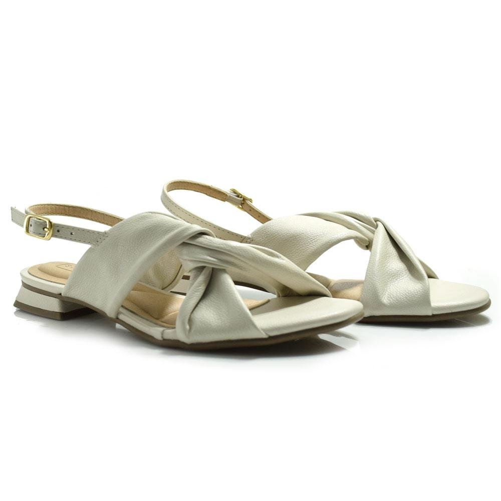 Sandália Rasteira Feminina Suzzara 20179-8962 Branco 2