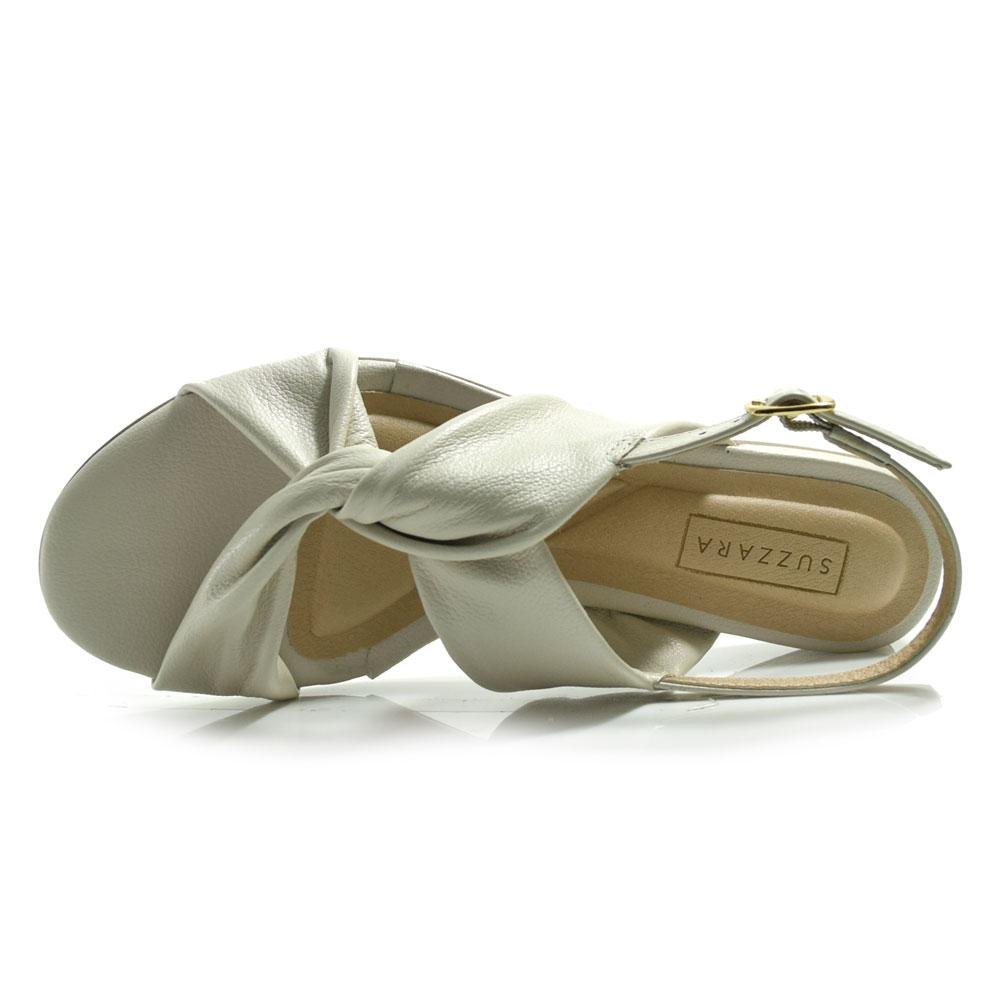 Sandália Rasteira Feminina Suzzara 20179-8962 Branco 5