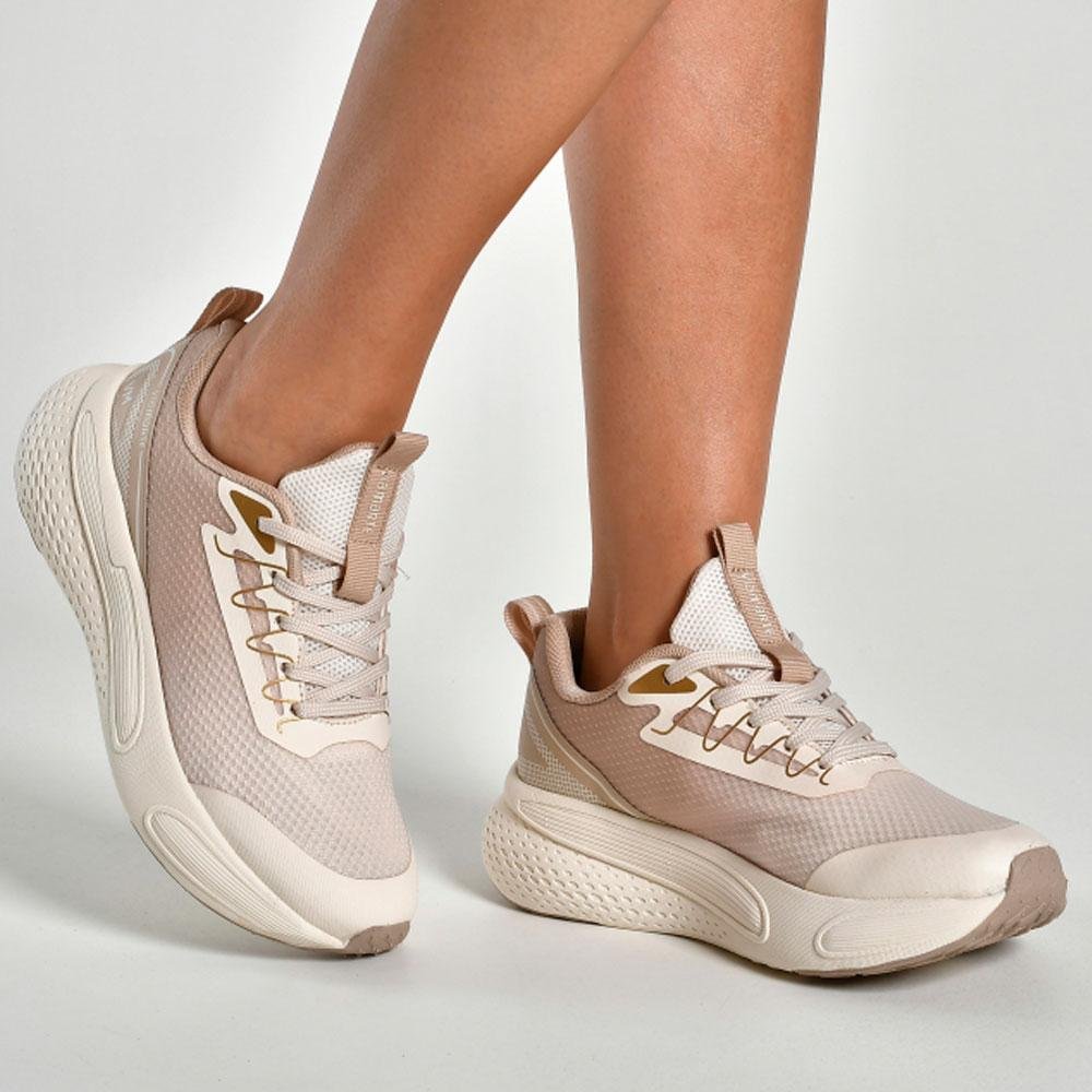 Tênis Casual Feminino Via Marte Bege 3