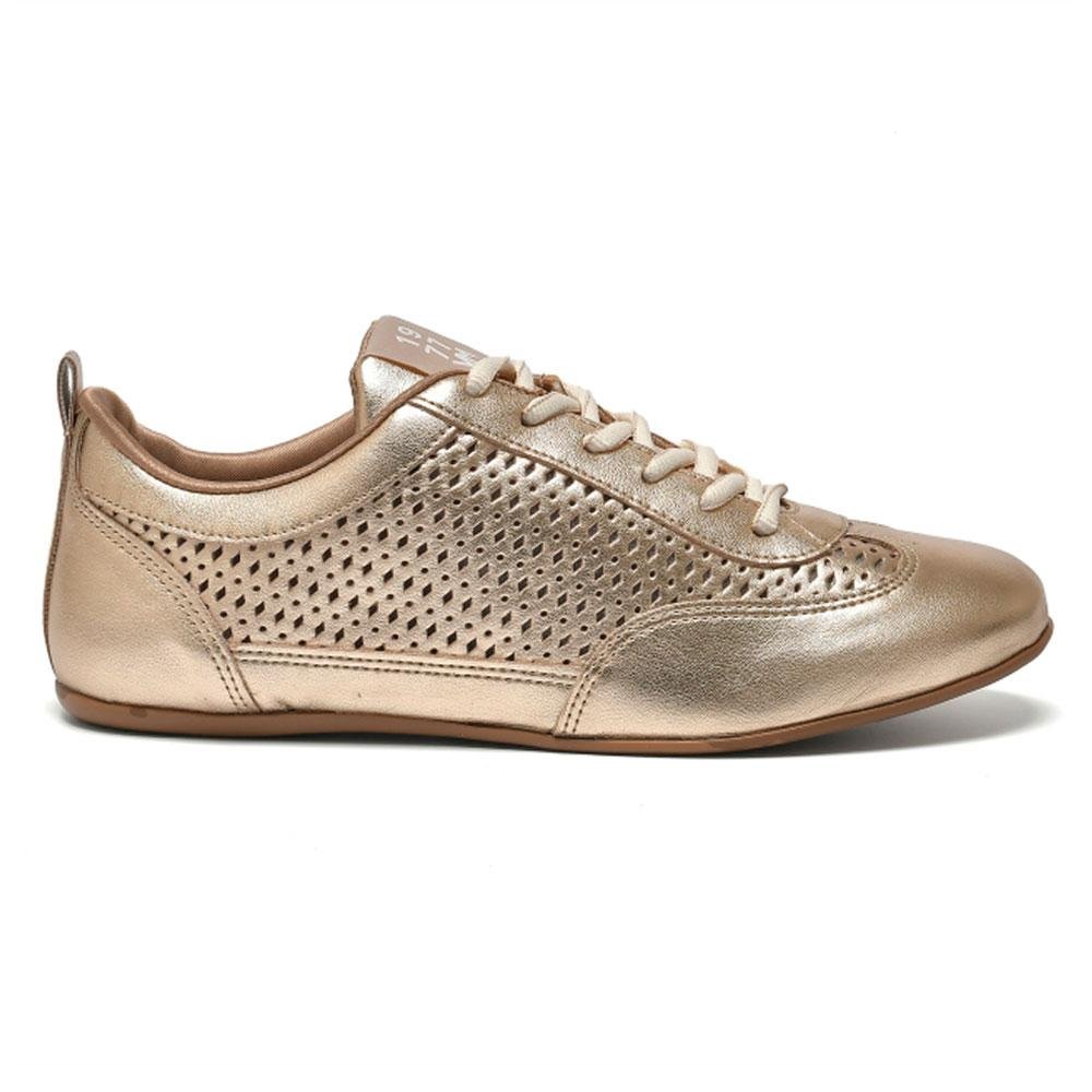 Tênis Casual Feminino Via Marte 309-001-01 Dourado 3