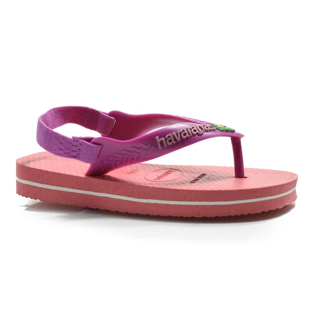Chinelo Baby Havaianas Brasil 4140577 Rosa 2