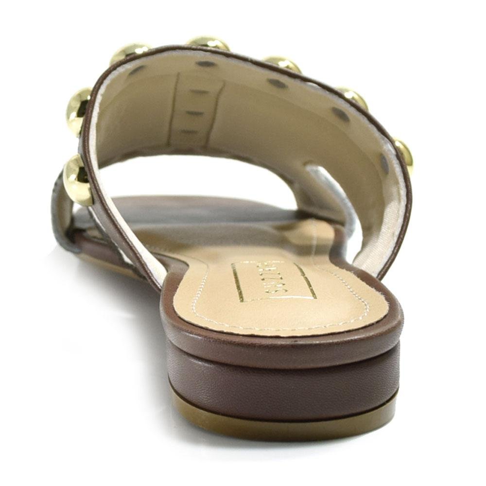 Sandália Rasteira Feminina Suzzara Animal Print 4