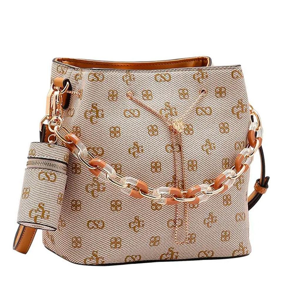 Bolsa Feminina Chenson Monograma