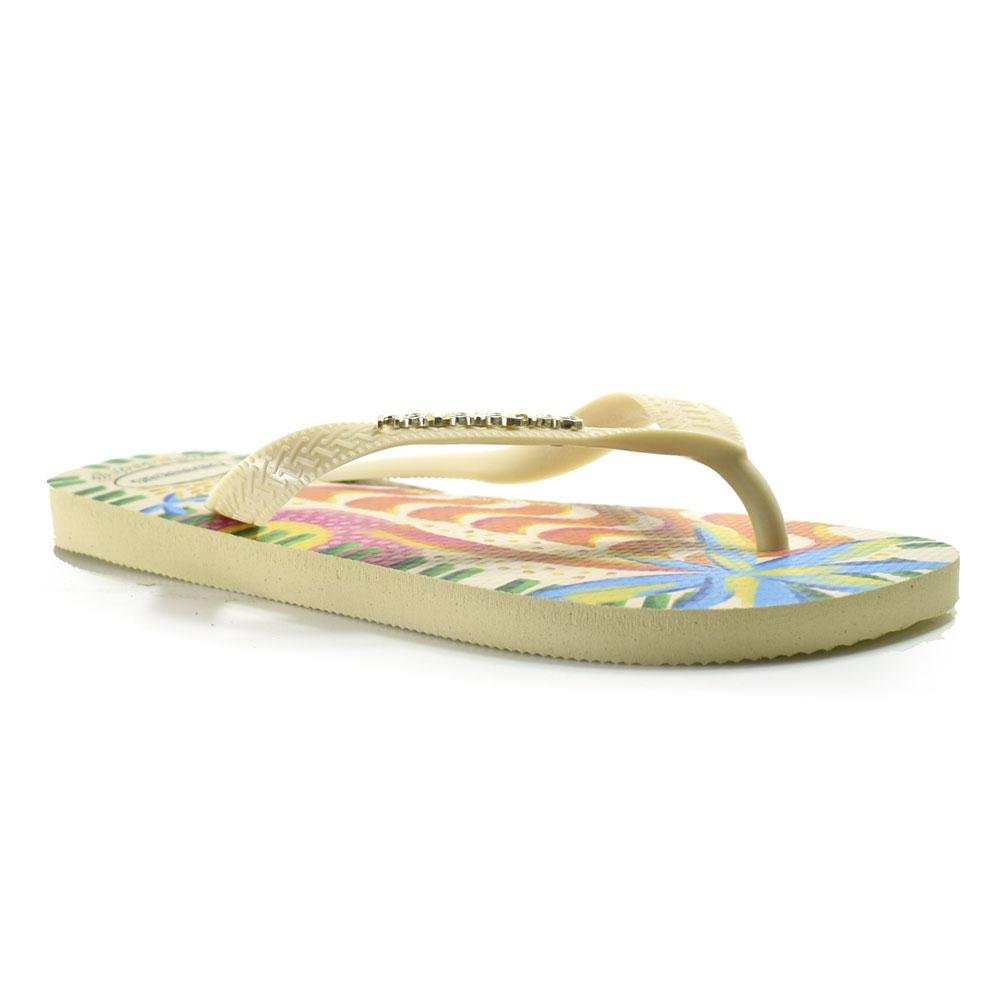 Chinelo Feminino Top Ginga Havaianas Creme 2