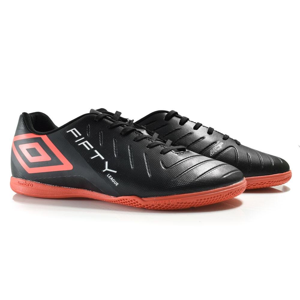 Chuteira Futsal Adulto Umbro Fifty Preto 2
