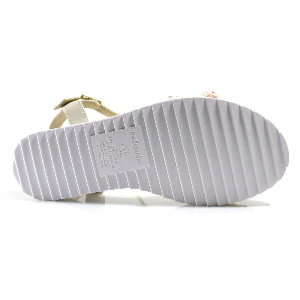 Papete Infantil Molekinha do 26 ao 34 Off White 7