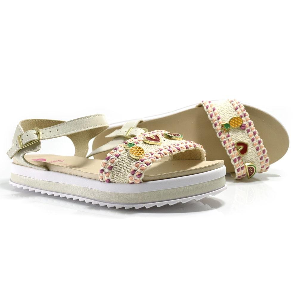 Papete Infantil Molekinha do 26 ao 34 Off White 2